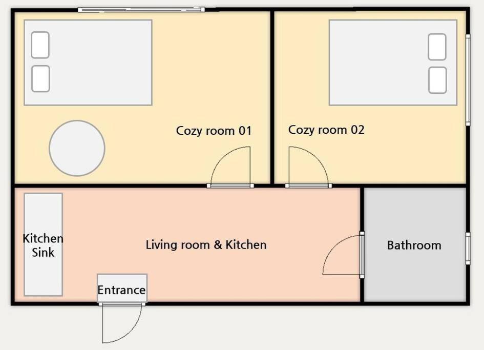 Apartment The Cozy Nonhyeon, Gangnam Eonju Station 5 Min, 2 Bedrooms, Premium Beds, Value For Money, Biz Trip